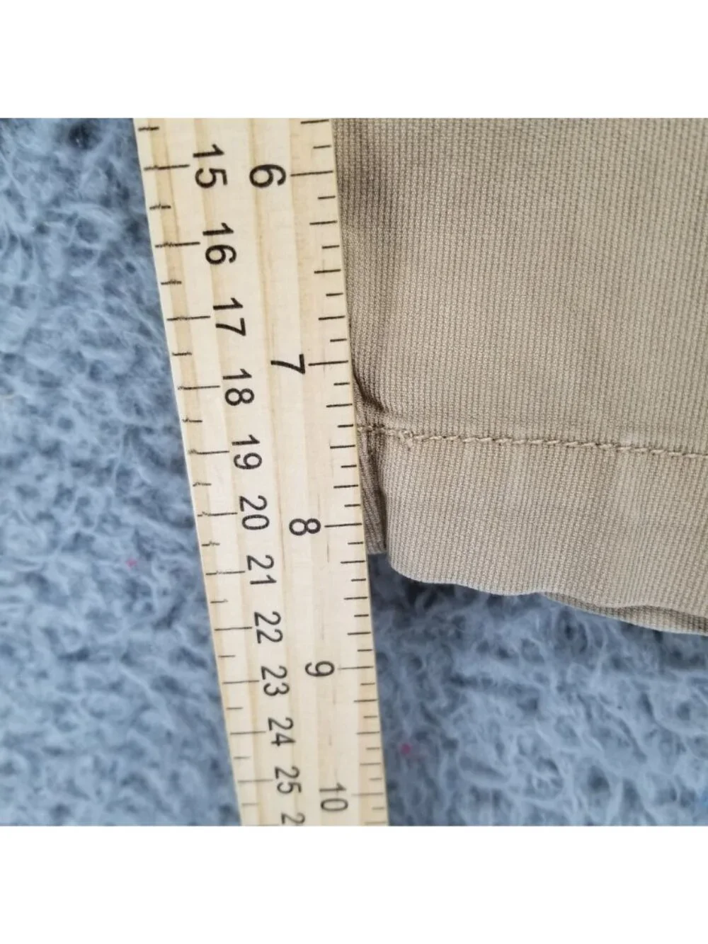 Peter Millar Shorts Mens 40 Tan Stretch Mid Rise Chino